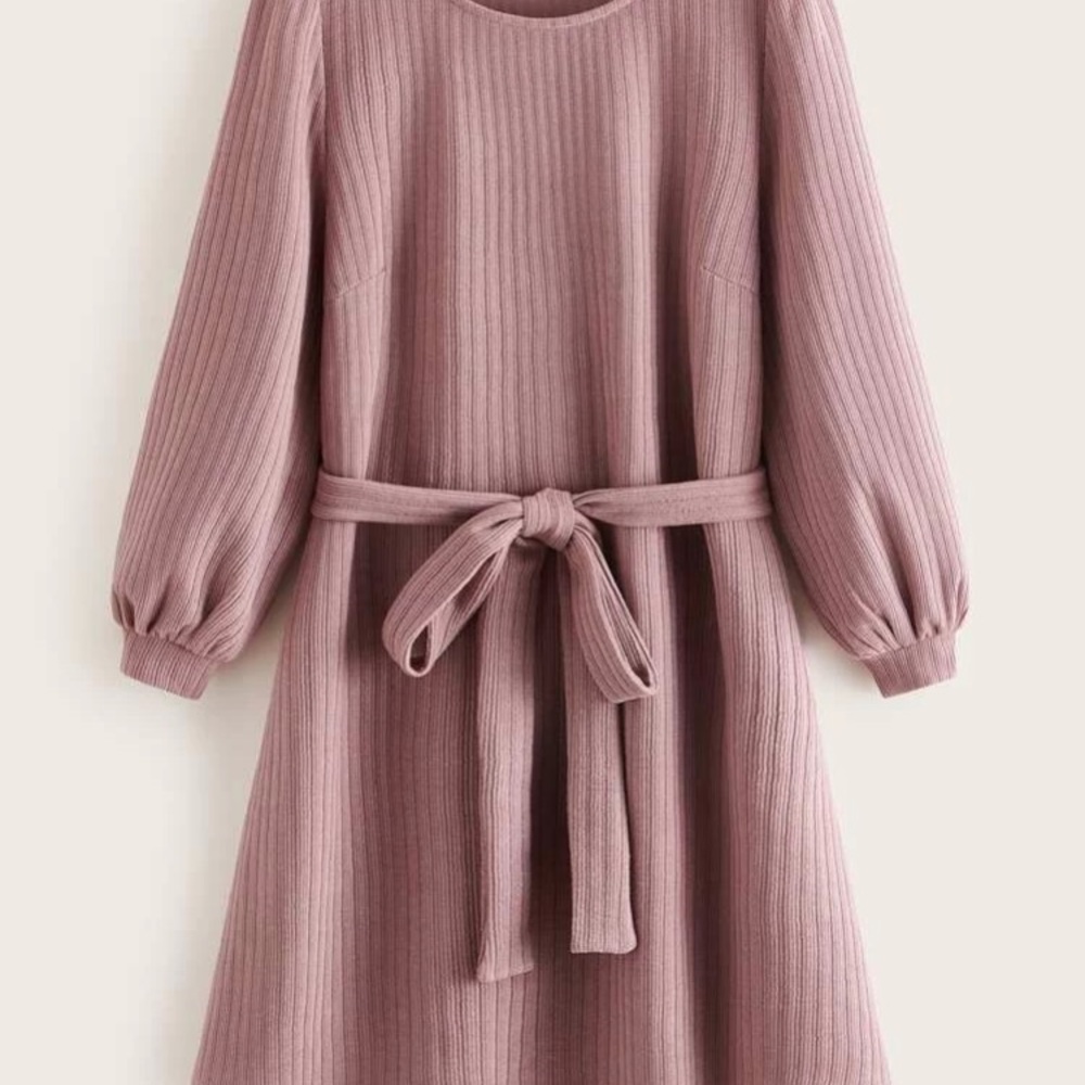 Long Sleeve Knit Dress